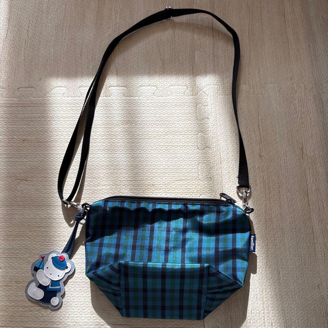 えみ　familiar チェックショルダー