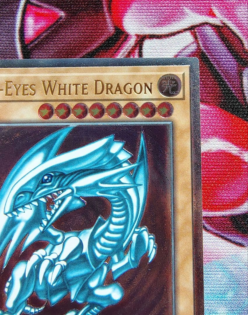 遊戯王 青眼の白龍 ブルーアイズ OTS28 レリーフ EU版 英語 美品