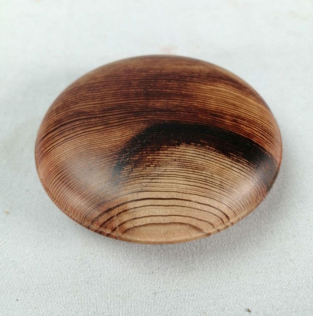 【茶事具】大谷本廟杉古材　木地丸香合　香合324