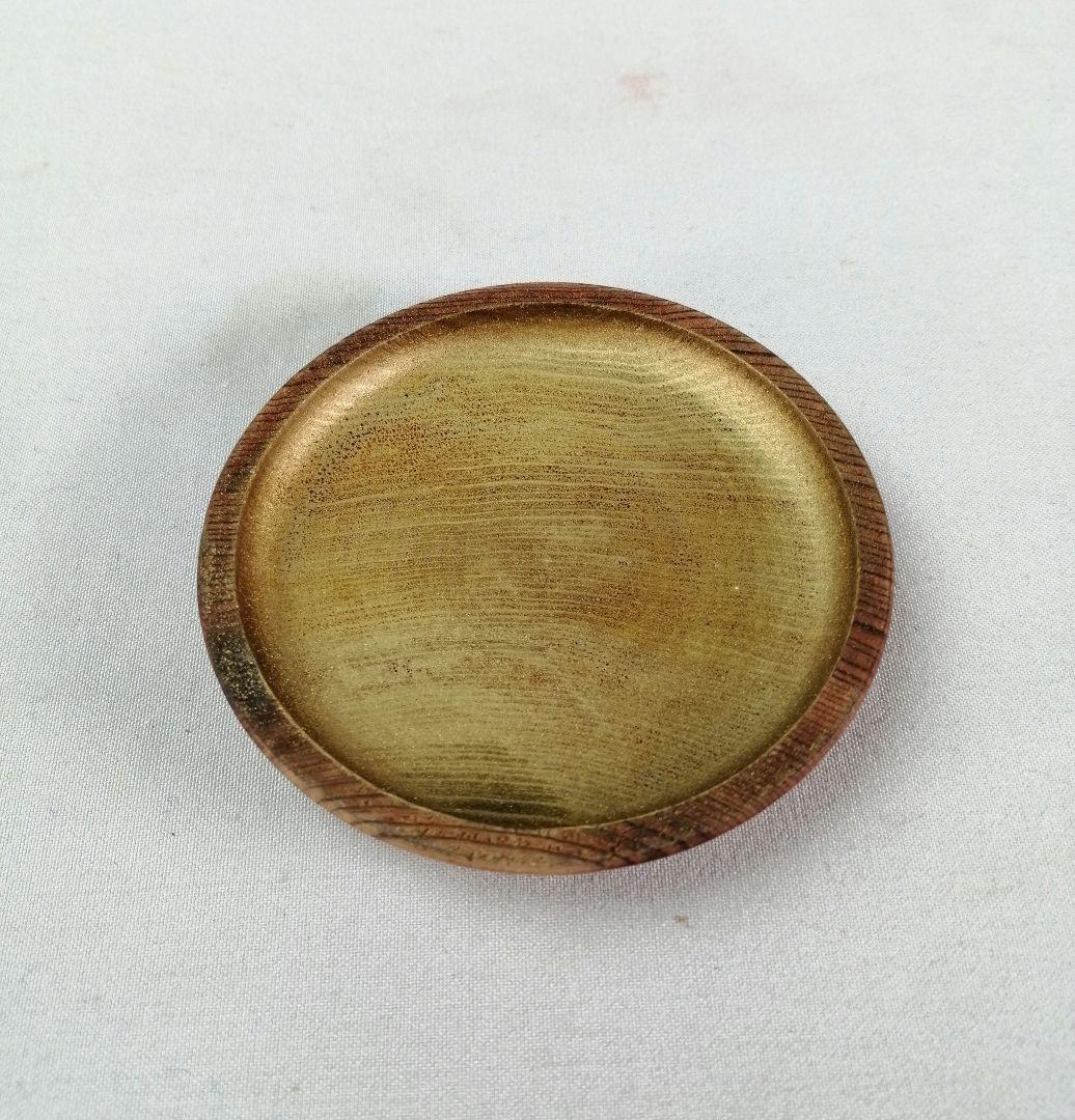 【茶事具】大谷本廟杉古材　木地丸香合　香合324