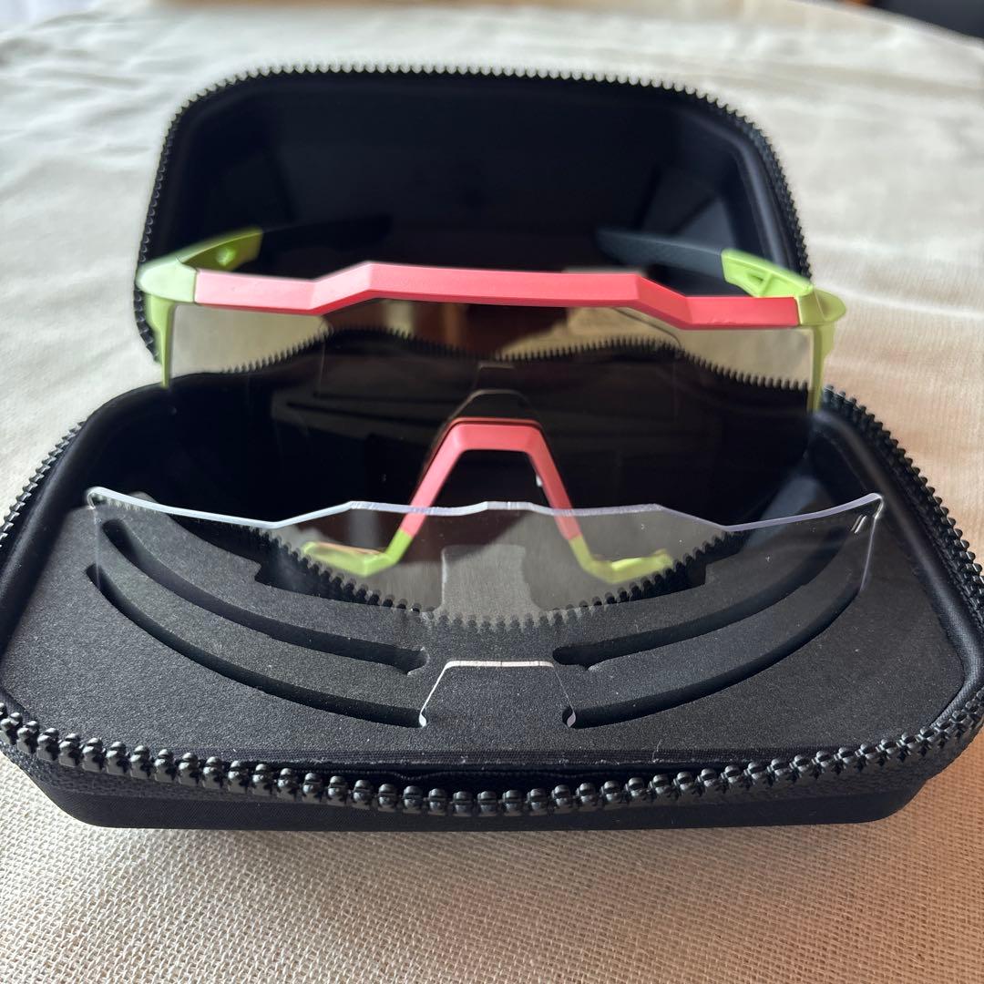 100%ワンハンドレッドSpeedcraftサングラス　クリアレンズ付属