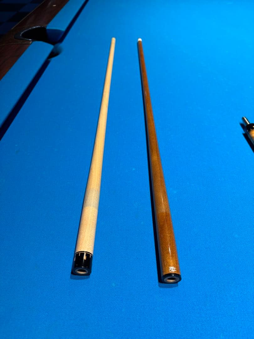 オメガDPK カスタムキュー シャフト2本、エクステ付き