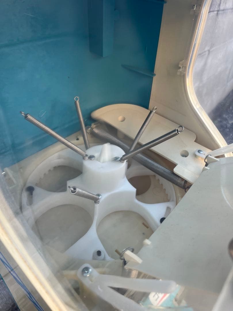 鍵付 ガチャマシン YUJIN 2連型 ガシャポン 本体 ベンダー イベント