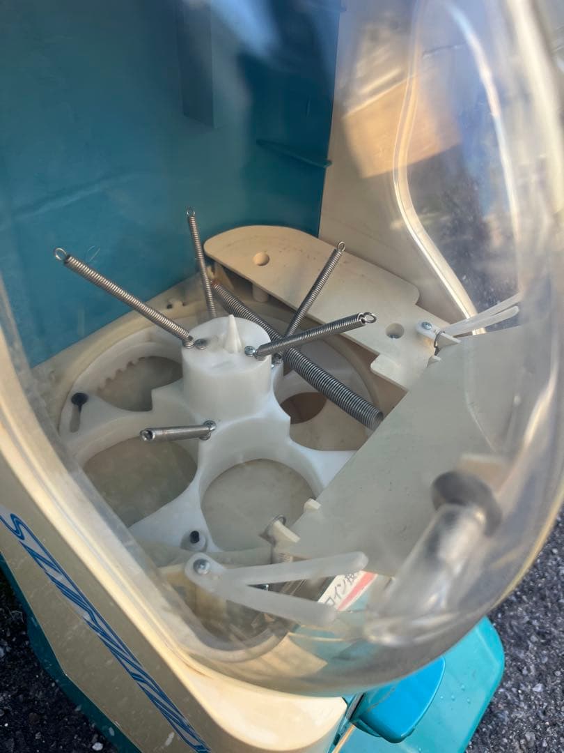 鍵付 ガチャマシン YUJIN 2連型 ガシャポン 本体 ベンダー イベント