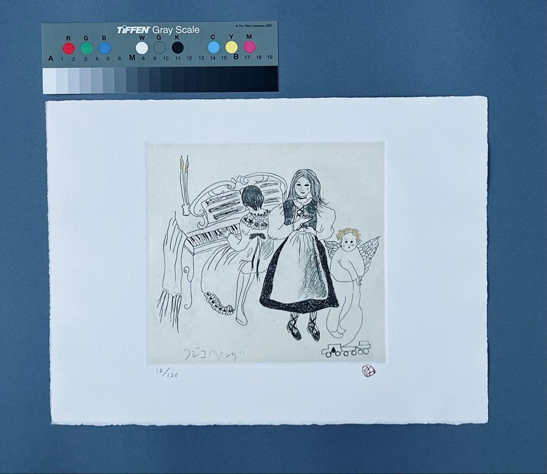 魂のピアニスト Fujiko Hemming 版画フジ子・ヘミング 絵画 完品