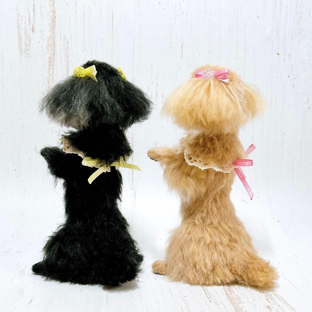 Hiroko 羊毛フェルト 犬 トイプードルちゃん