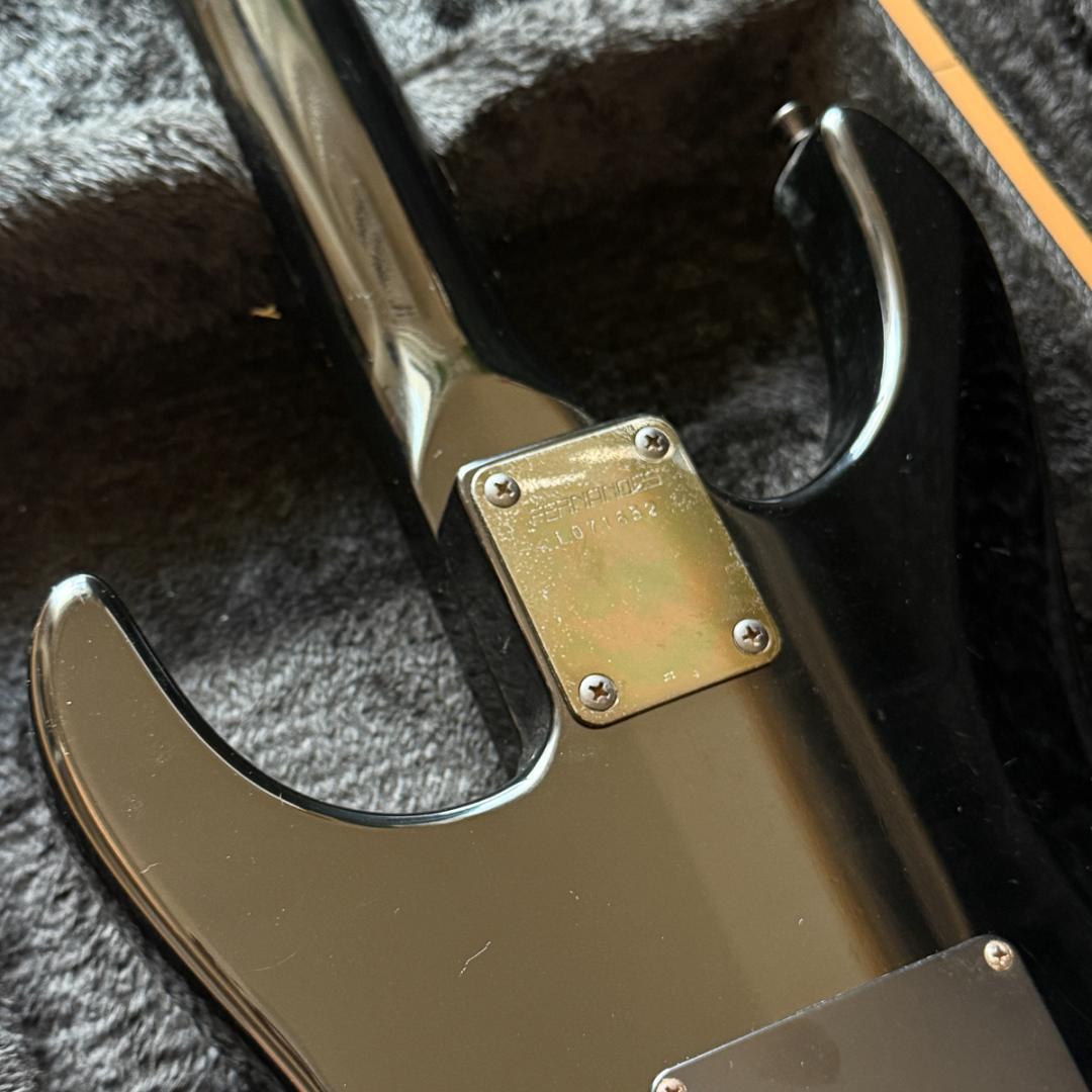 【メンテ済】86年製 FERNANDES FR-55 Black アルダーボディ