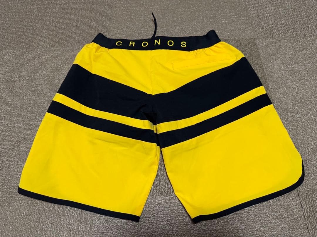 豚屋CRONOS ストライプ水着 イエロー