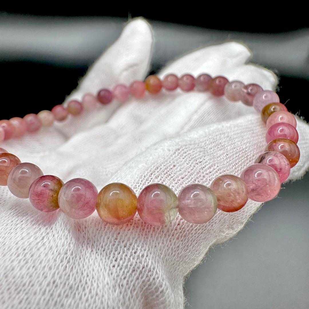 ピンクトルマリン　ブレスレット