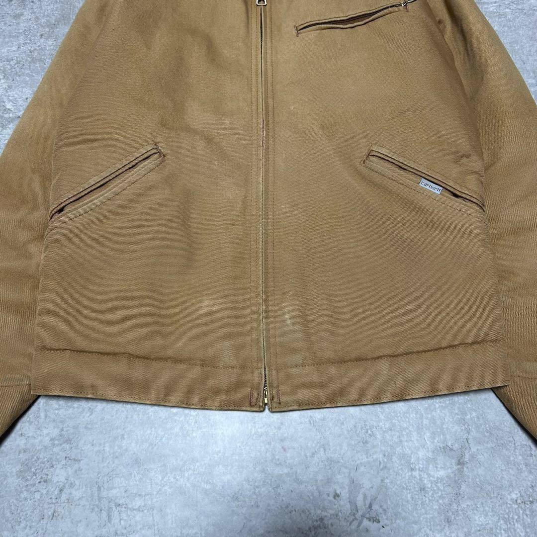 【希少モデル】80s カーハート デトロイトジャケット USA製 赤キルティング