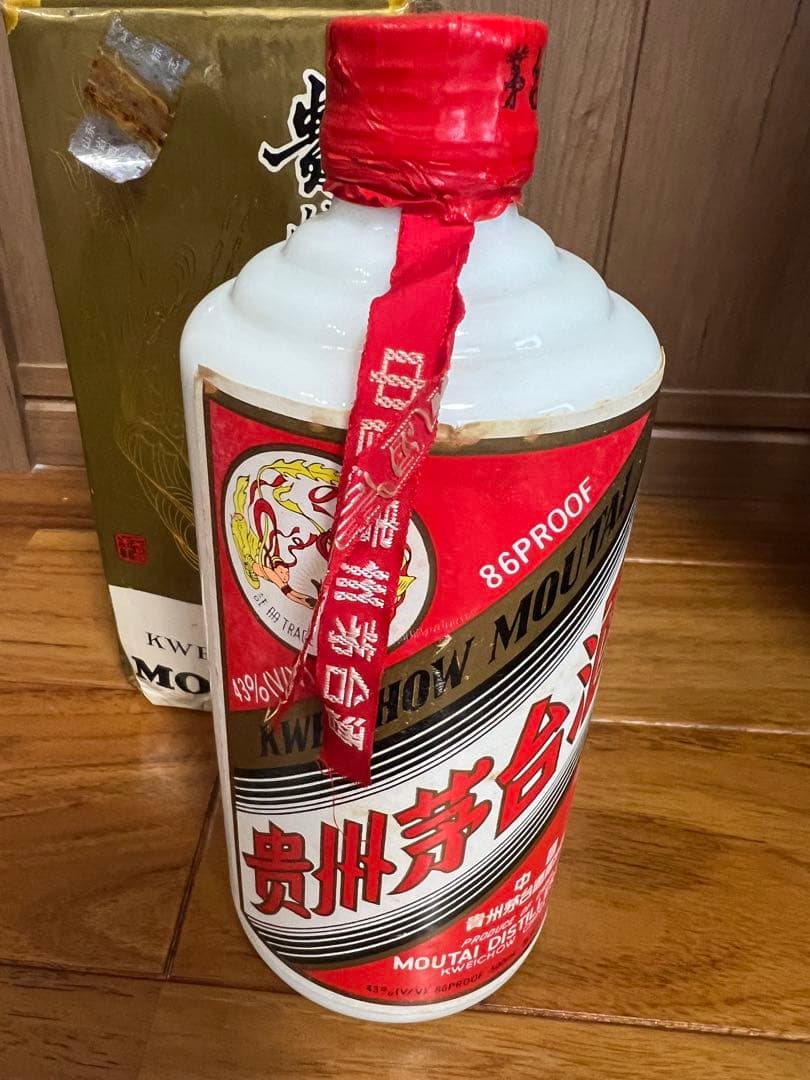 【未開封】貴州茅台酒 43度 マオタイ 1996 MOUTAI 古酒 中国酒