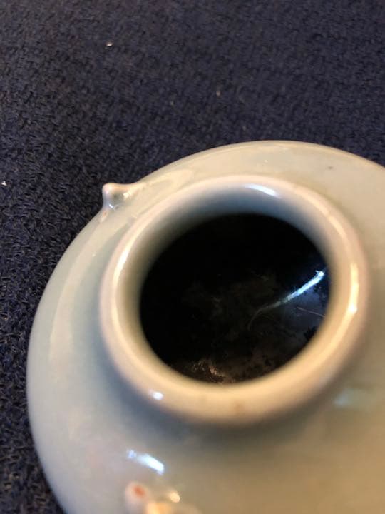 中国古美術品、宋代青白釉水滴、TF1106