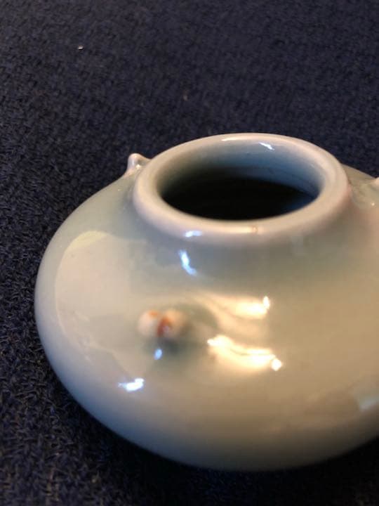 中国古美術品、宋代青白釉水滴、TF1106