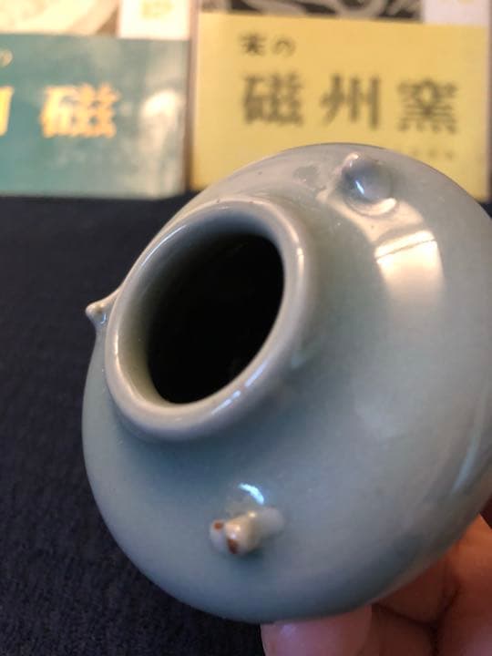 中国古美術品、宋代青白釉水滴、TF1106