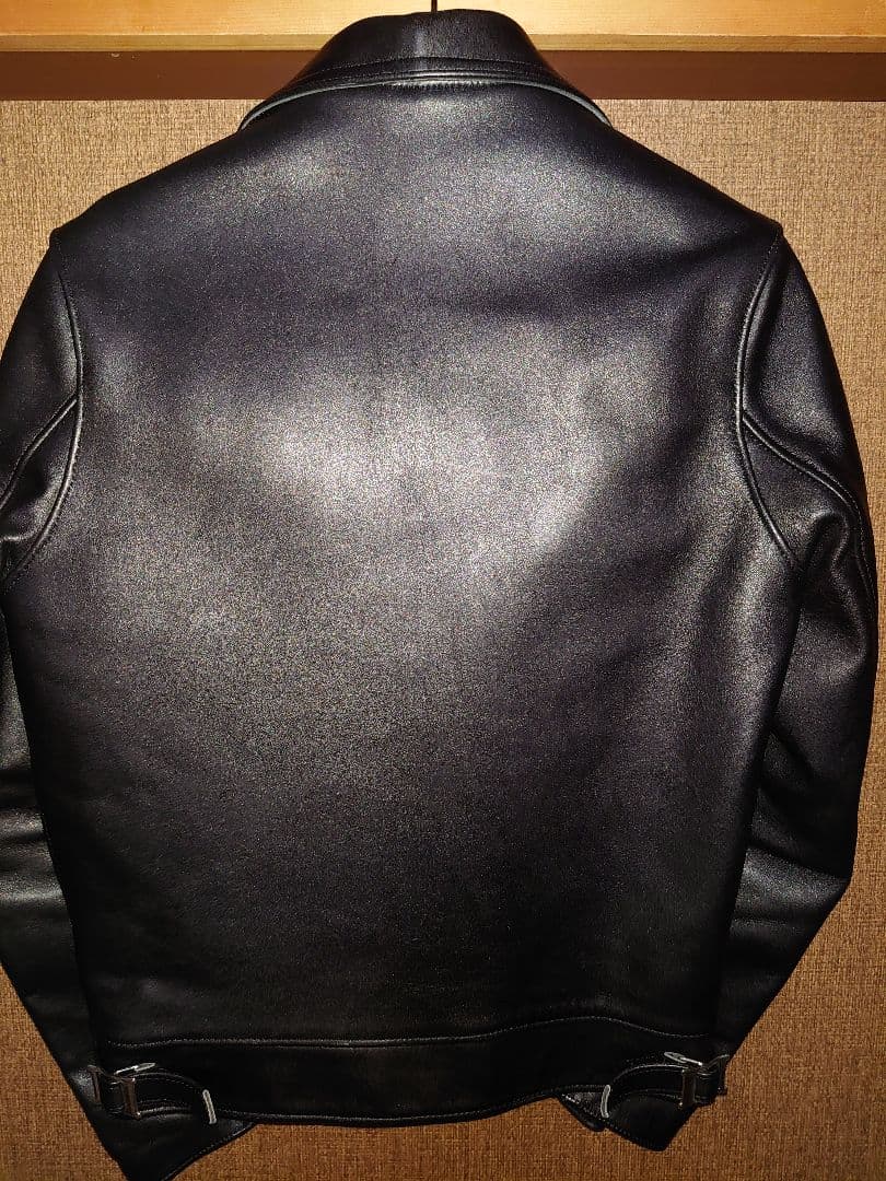666 MYWAYMAN シングルライダースジャケット 34 現行タグ　良品