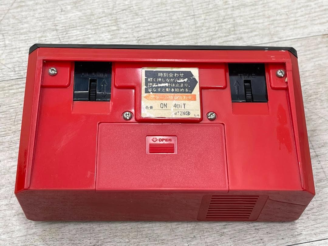 昭和レトロ セイコー パタパタ時計 QN401T 動作確認済 置時計 アラーム