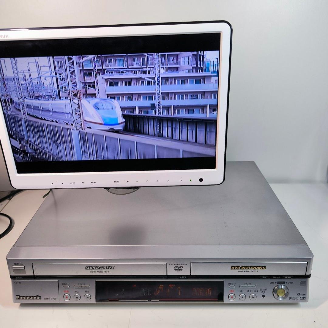 Panasonic VHS一体型DVDレコーダー DMR-E70V ダビング機能