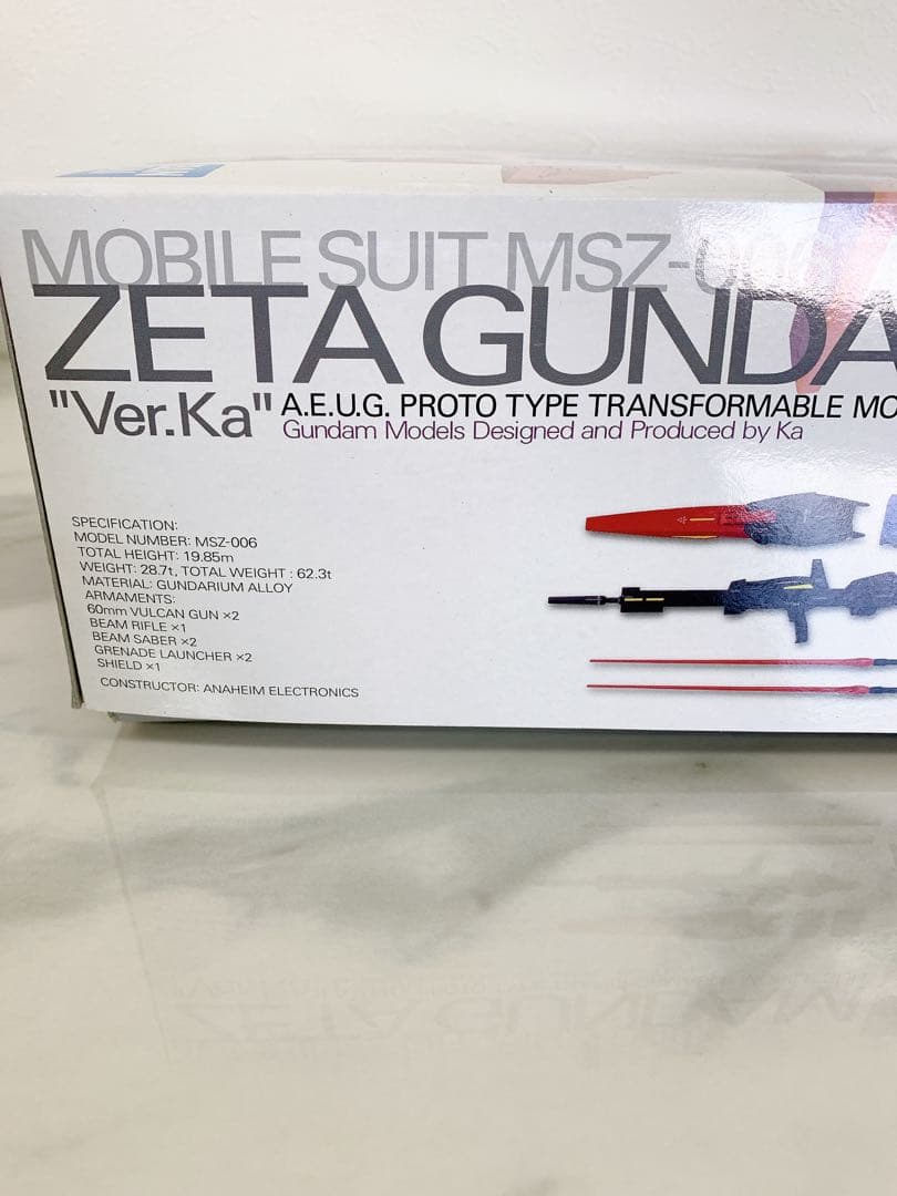 ＋【新品】MG 1/100 ゼータガンダム Ver.Ka(機動戦士Zガンダム)