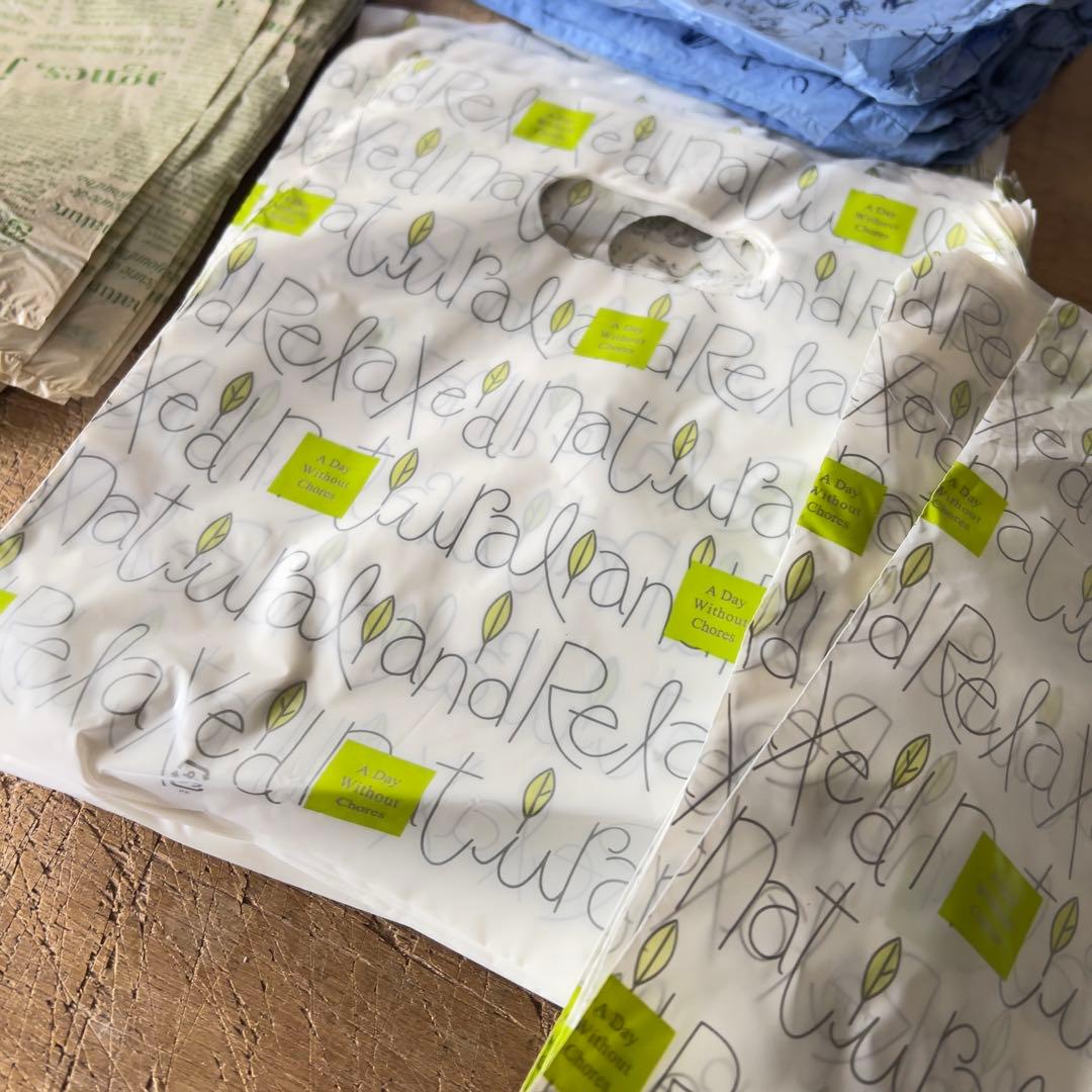 Mでお願いします同梱。花屋園芸店当店使用レジ袋処分その16