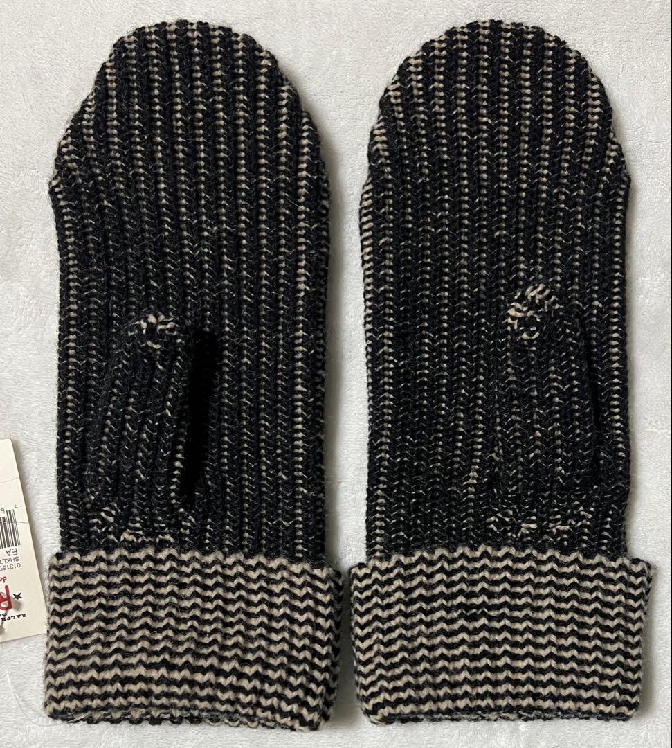 新品 RRL ダブルアールエル ウール ミトン グローブ 手袋 ラルフローレン