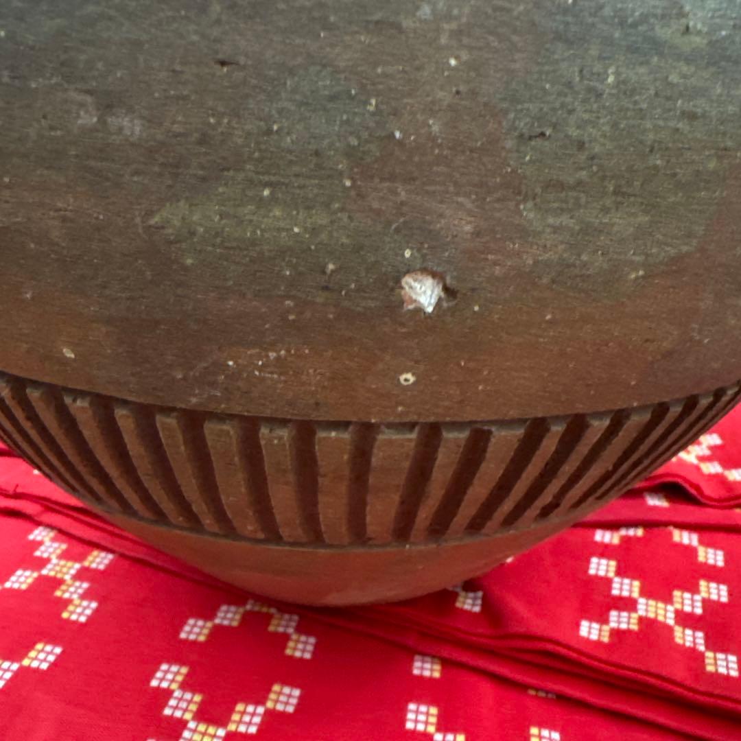 壺屋焼.素焼き.大壺