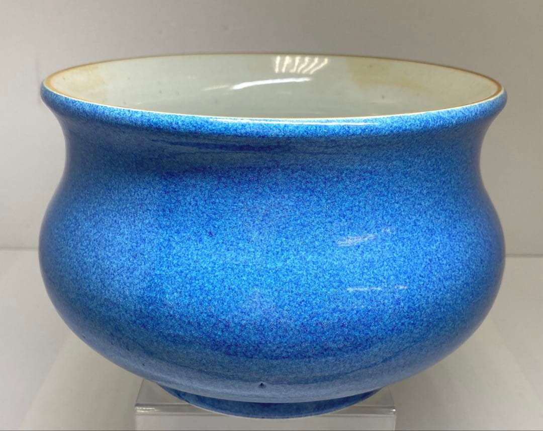 中国清時代　呂均窯大鉢　口径20.5㎝　東Y7-0228☆2Fタルサ