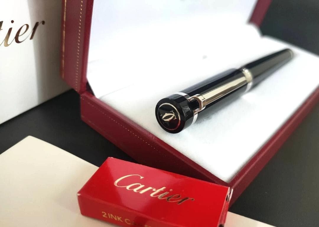 未使用 Cartier パシャ ドゥ カルティエ 万年筆 ペン先18K プラチナ