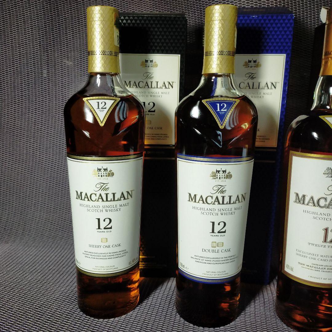 マッカラン12年 旧ボトル　他イチローズ モルト　合計4本