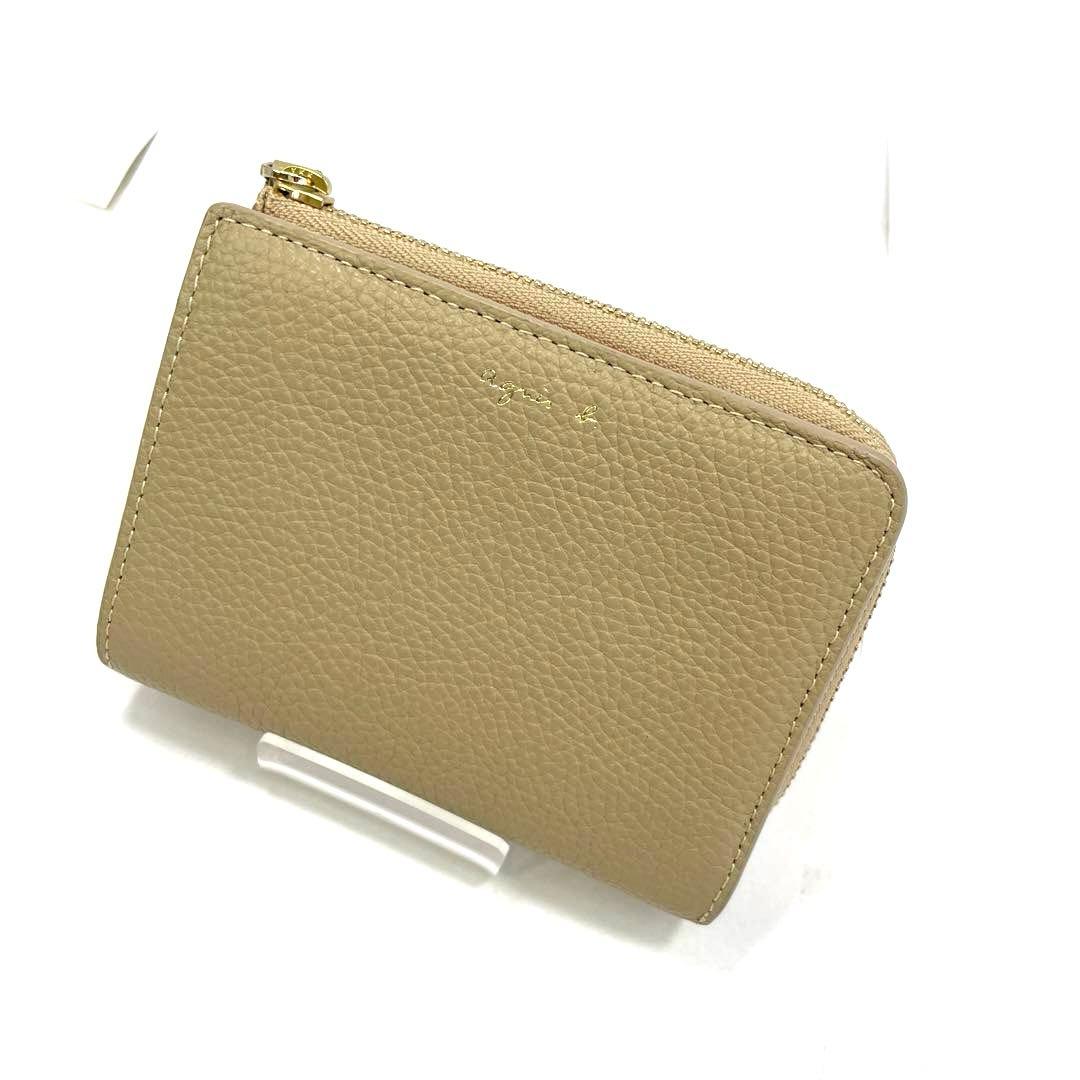 アニエスベー コンパクトウォレット 折り財布 レザー