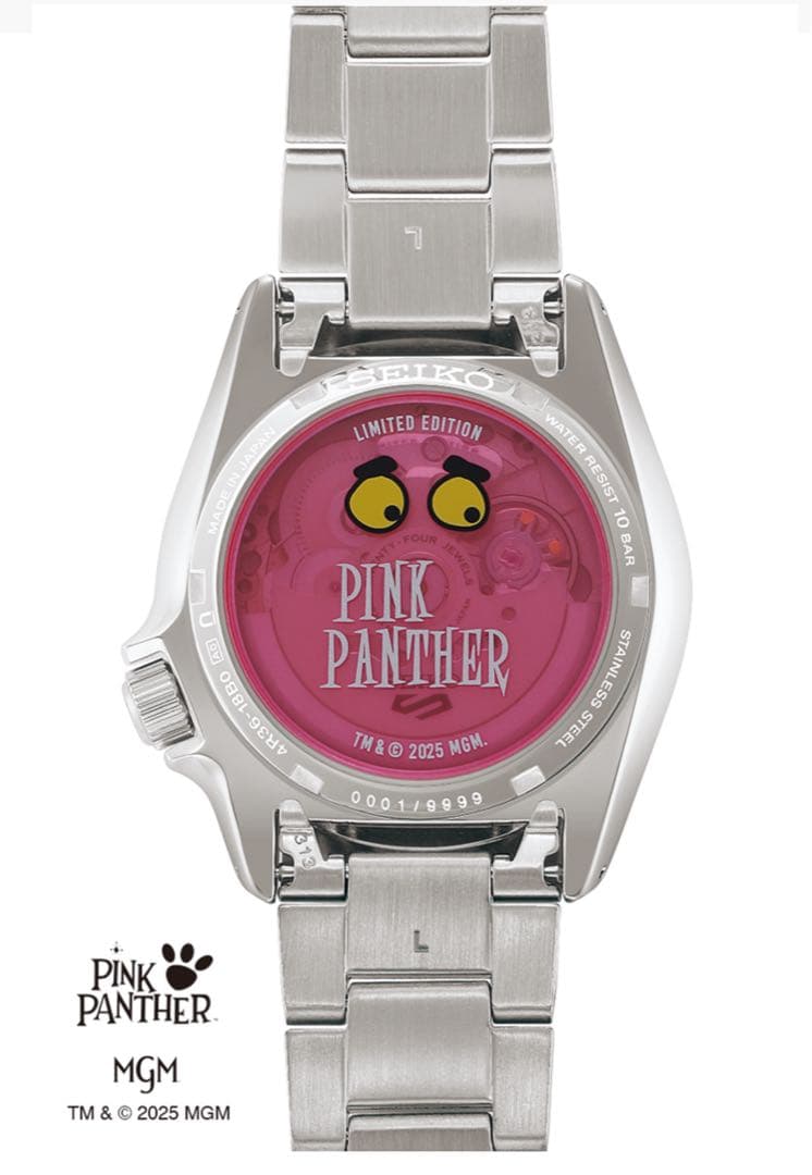 ●セイコー5スポーツ SKX series ピンクパンサー SBSA321