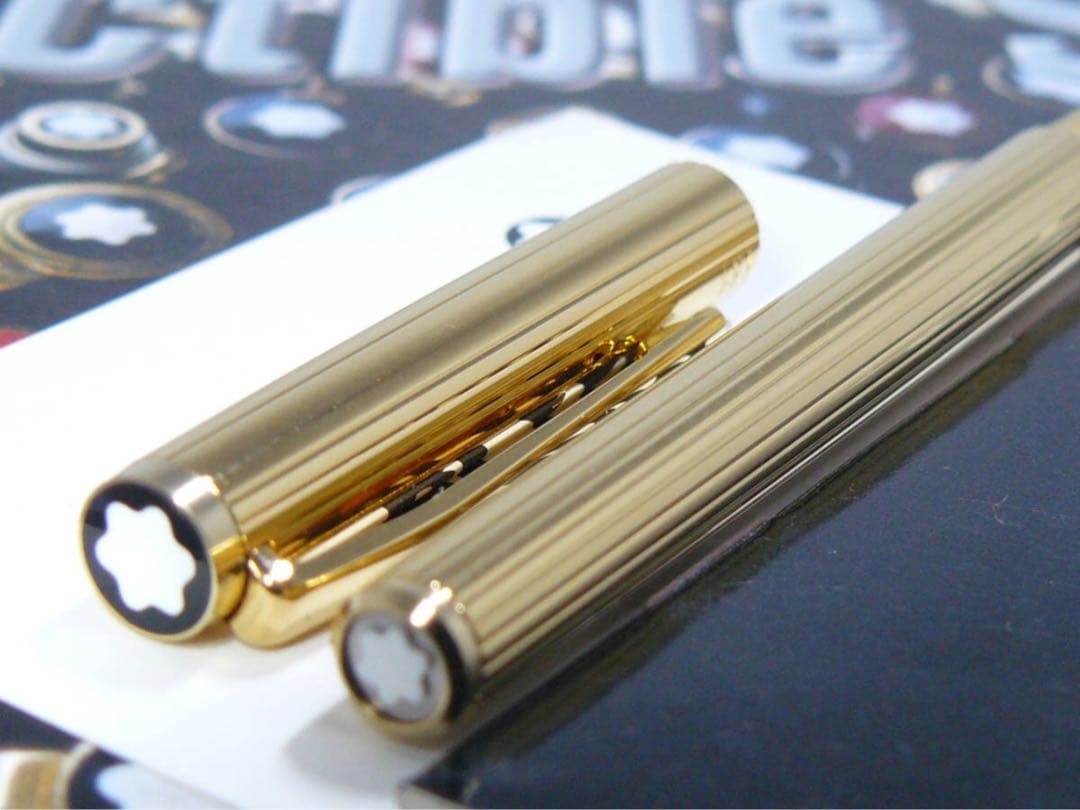 モンブラン　★金運を呼ぶ！黄金の総金張りの価値の高い逸品！★ノブレスNo1347