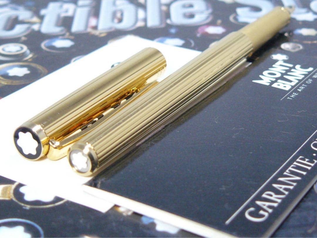 モンブラン　★金運を呼ぶ！黄金の総金張りの価値の高い逸品！★ノブレスNo1347