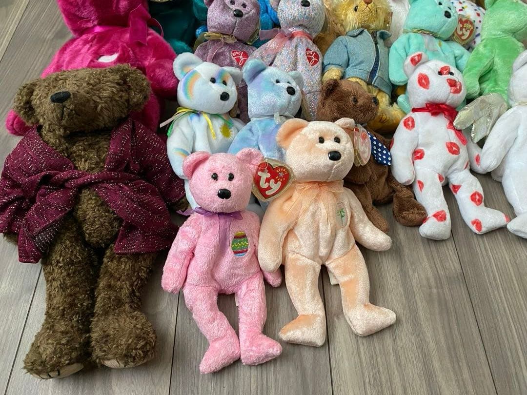 Ty ビーニーベイビー ぬいぐるみくまセット 19点