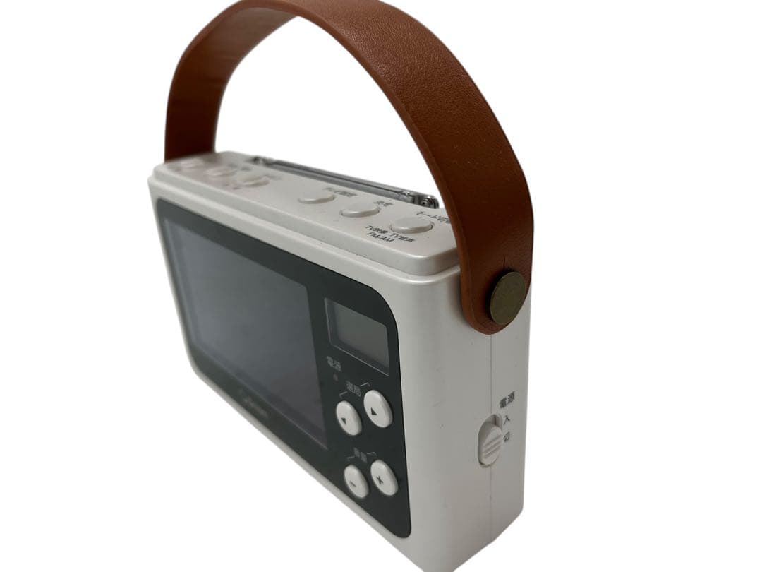 Qriom 手回し充電テレビラジオ ポータブルテレビ JYTM-RTV430