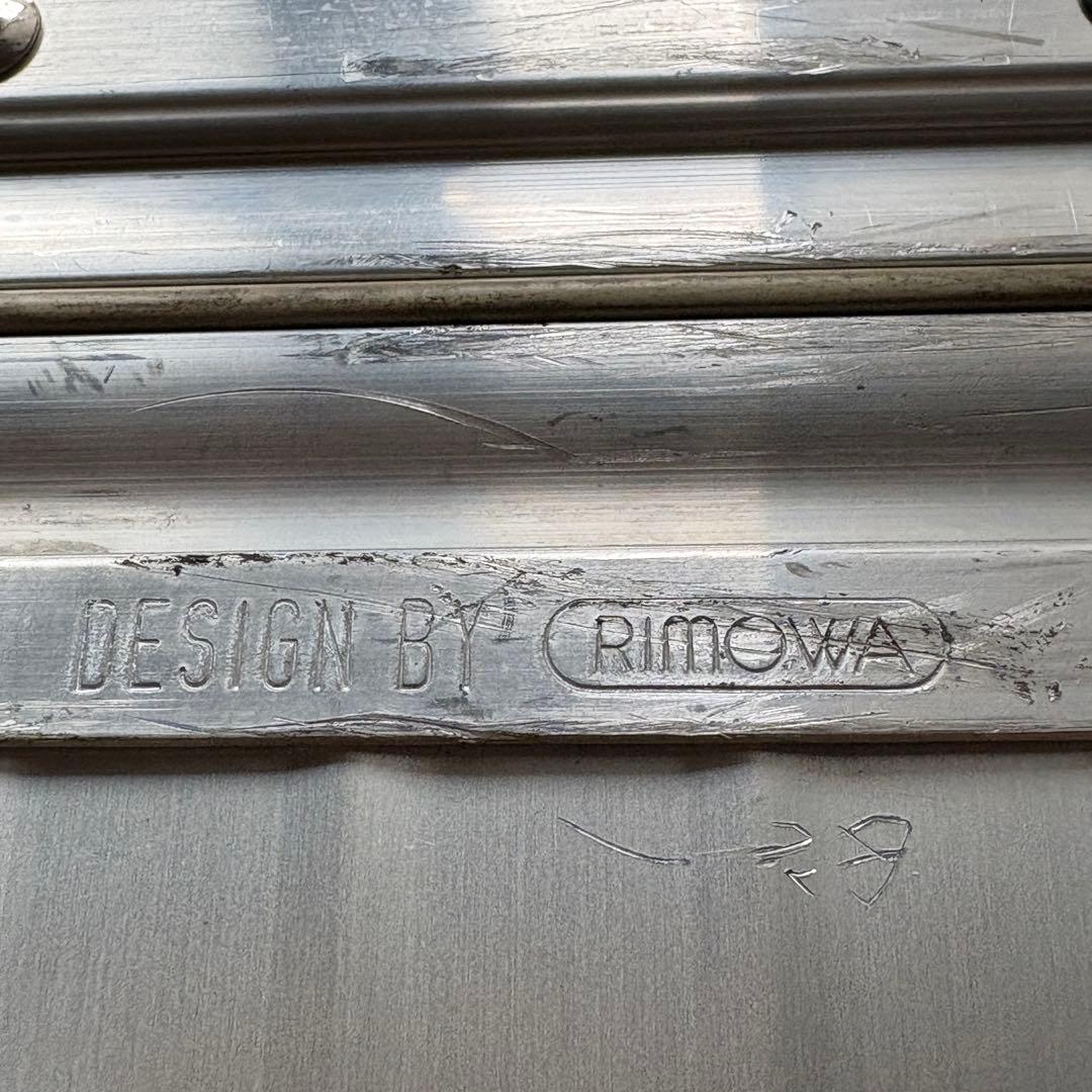 Rimowa リモワトパーズ　キャリーケース プルタブ　サイドハンドル　青ロゴ