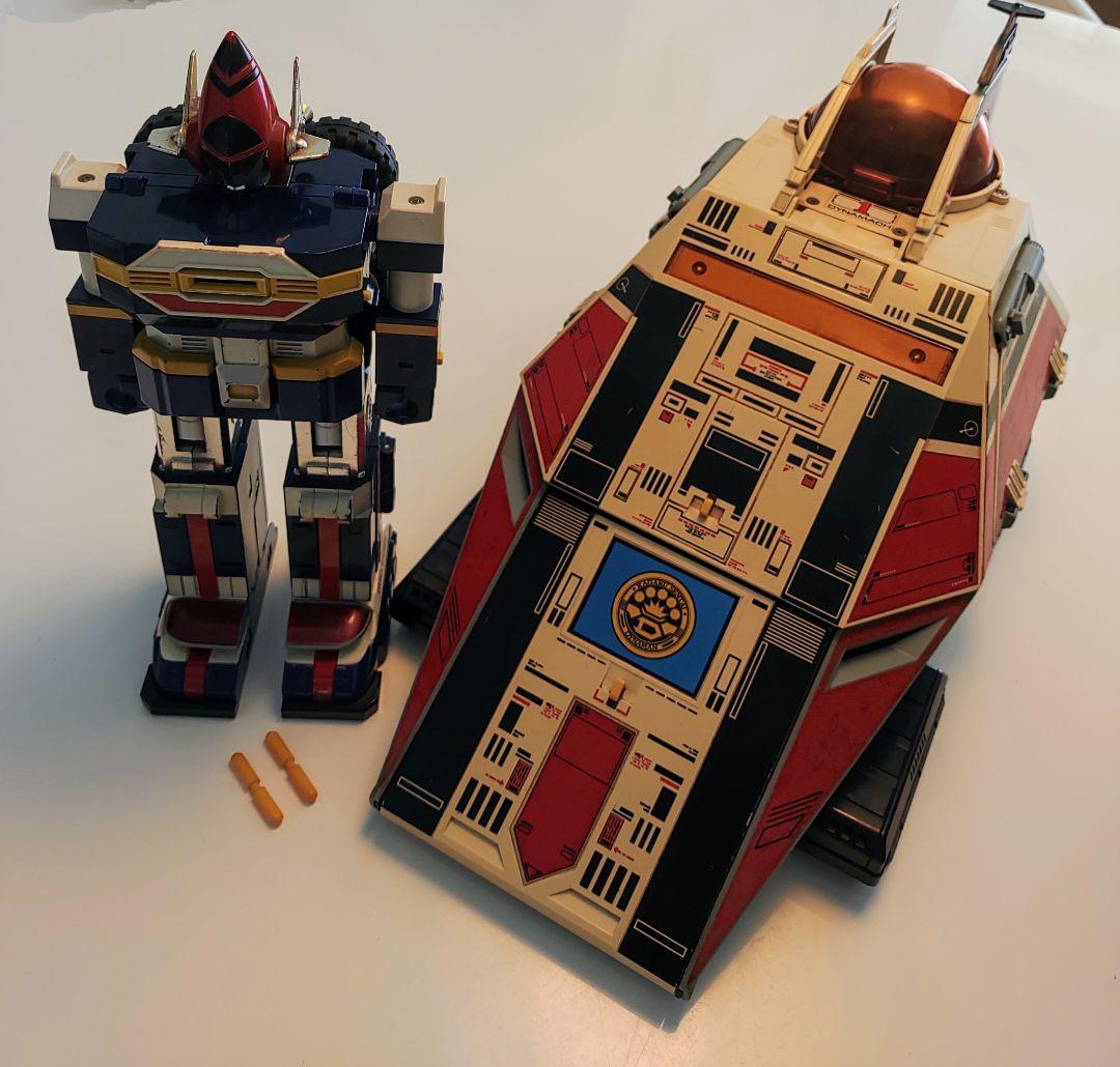 ポピー　ビッグスケールダイジュピター&DX超合金ダイナロボ　本体のみ欠品あり