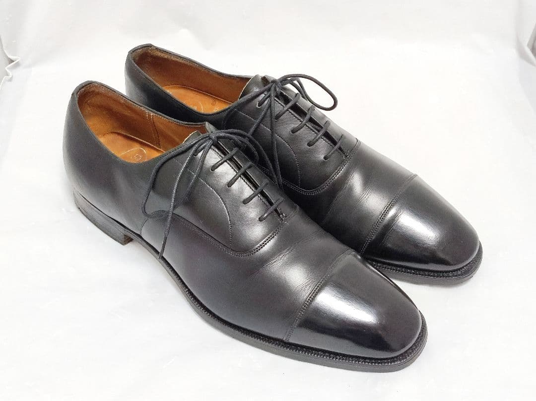 church's 旧チャーチ ストレートチップ 内羽根 革靴 10D 3都市