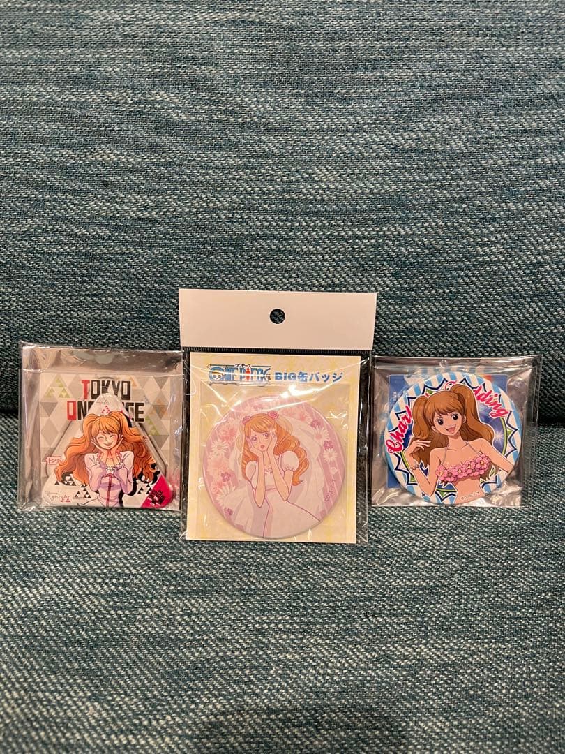 ワンピース ONEPIECE シャーロット・プリン　缶バッジ　貴重　レア