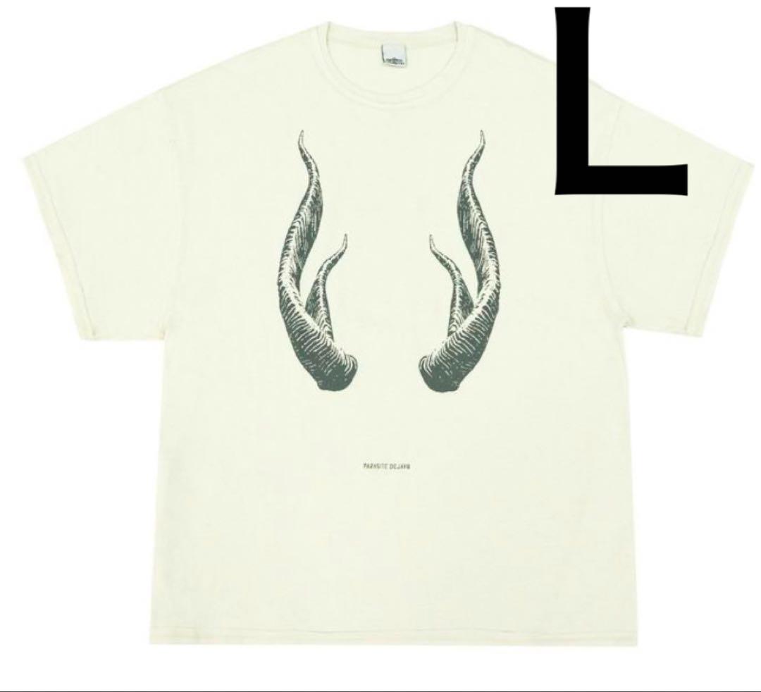 オーラル　ラビリンスビックシルエットTシャツ　白色