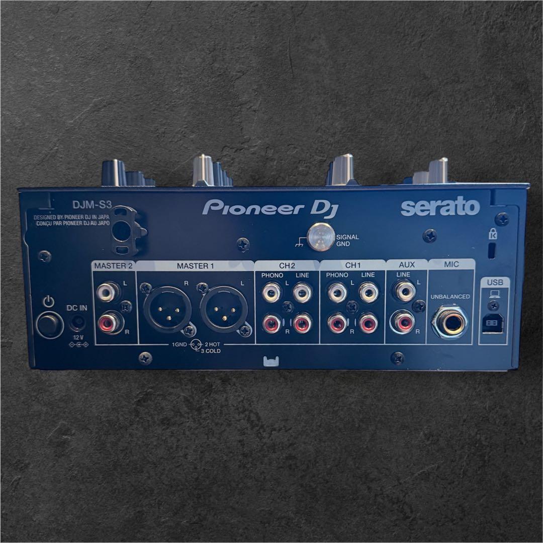 美品 Pioneer DJ DJM-S3 2チャンネルミキサー