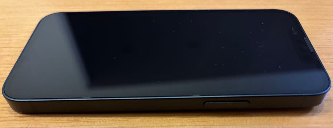 iPhone 13 mini ミッドナイト 本体一式(新品ガラスフィルム別添)