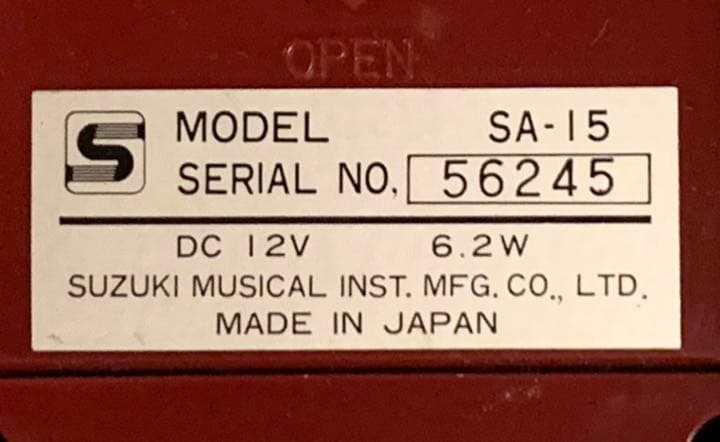 電気大正琴・アンプ付き（砂丘ソプラノ・鈴木楽器）