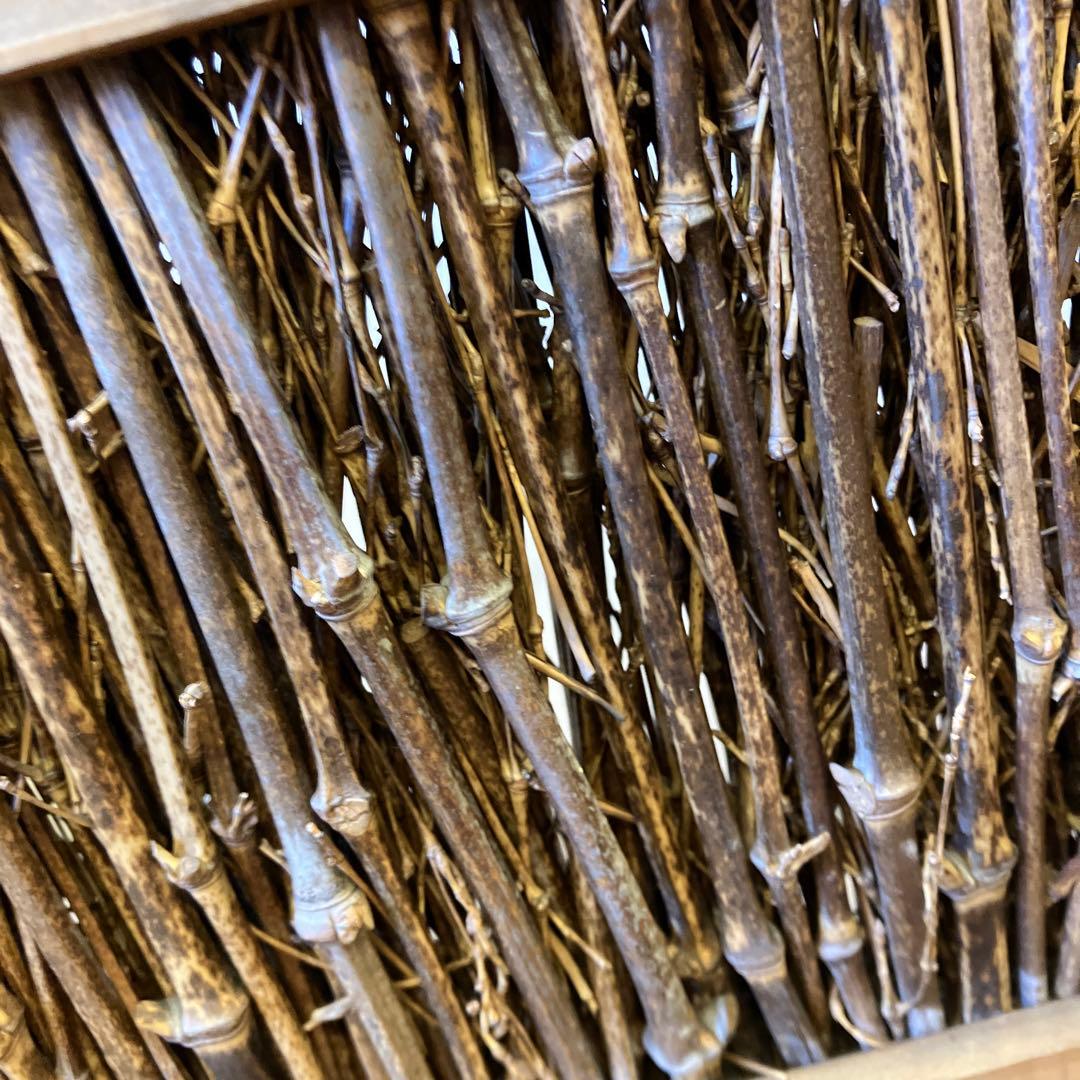 昭和レトロ 木製 竹 パーテーション 仕切り 間仕切り お座敷 古民家 古民具