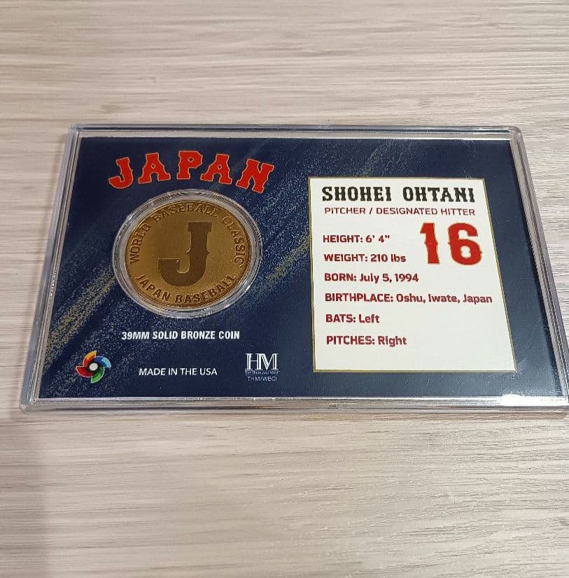 2023WBC 優勝記念カード 大谷翔平選手