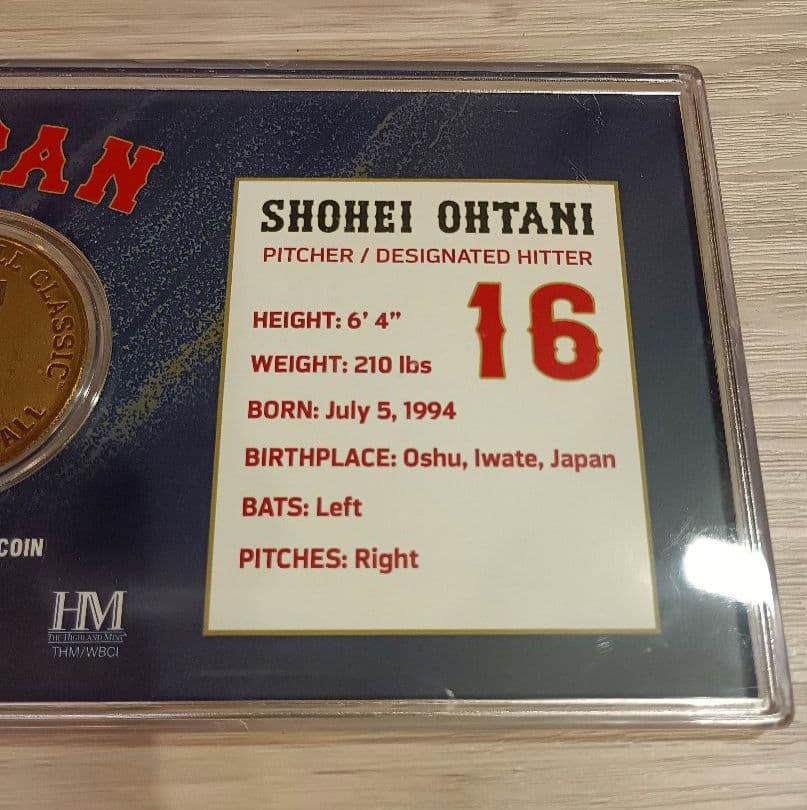 2023WBC 優勝記念カード 大谷翔平選手