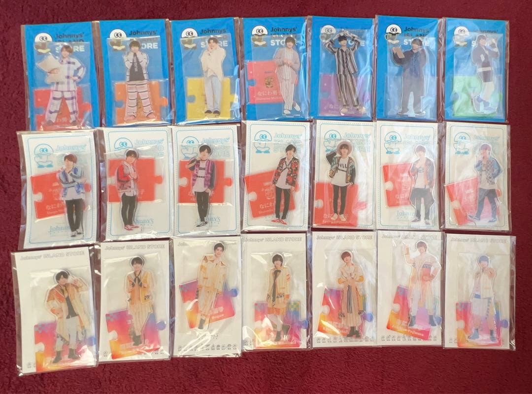 なにわ男子　アクリルスタンドセット