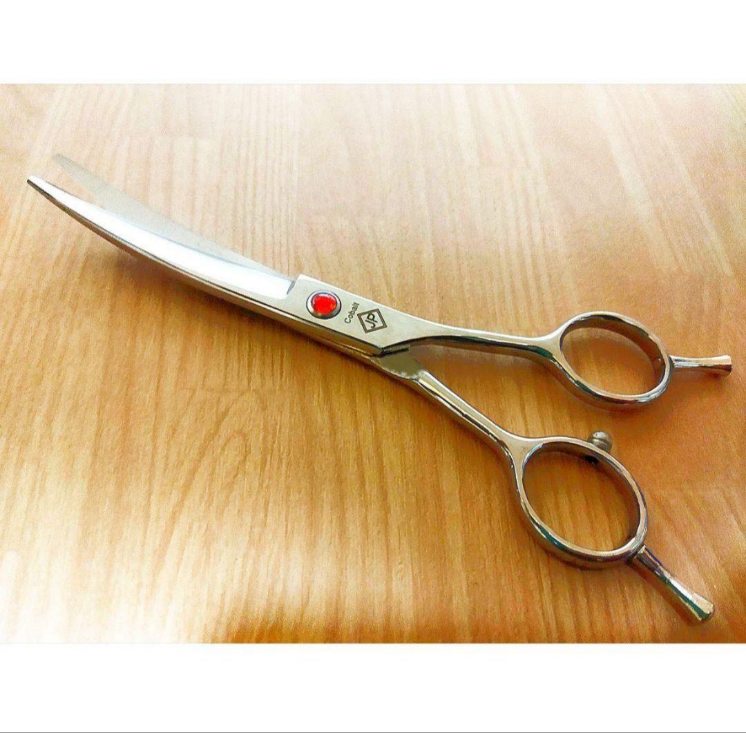 ペットシザー5.5inchシザーカーブシザー☆サロン☆トリマーペット犬トリミング