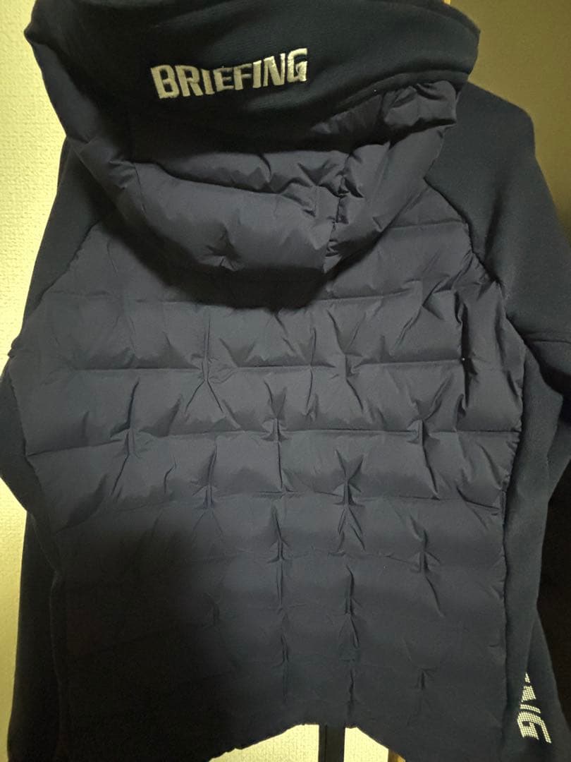BRIEFING ネイビー フード付きジャケット