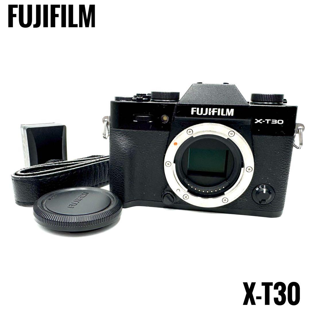 美品 FUJIFILM フジフィルム ミラーレス X-T30 ブラック
