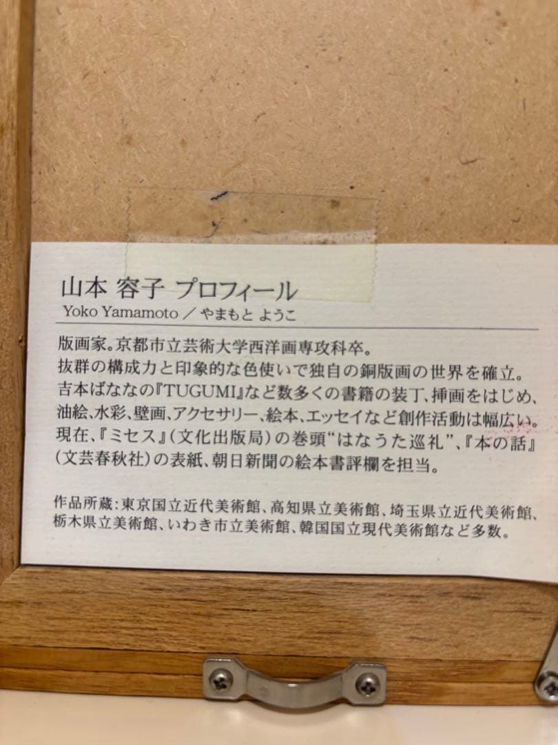 山本容子 版画　エッチング　リトグラフ 54/100
